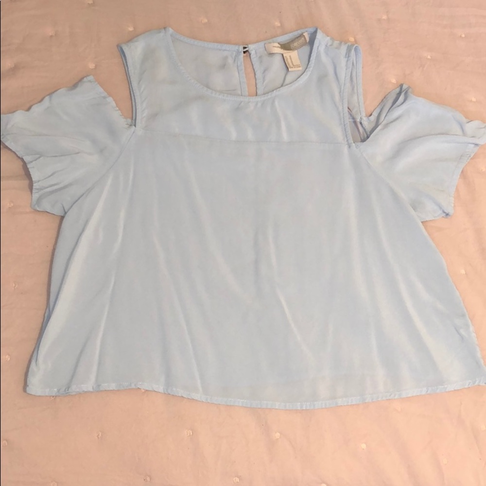 Forever 21 Light Blue Blouse